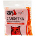 Салфетка из микрофибры М-02Есо, цвет: красный, размер: 25х25см